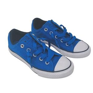 New Converse All Star Low Top Royal Blue Unisex Kids Shoes Size 2‎